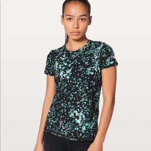 Lululemon Into the Sun Tee Pixel Haze size 4/6